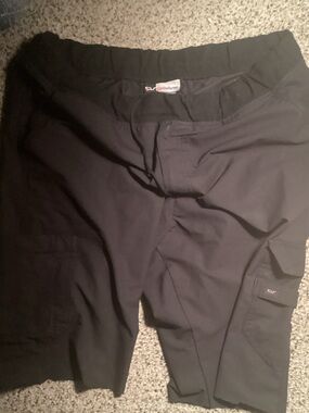 Cherokee Black Cargo Scrub Pants with Utility Pockets